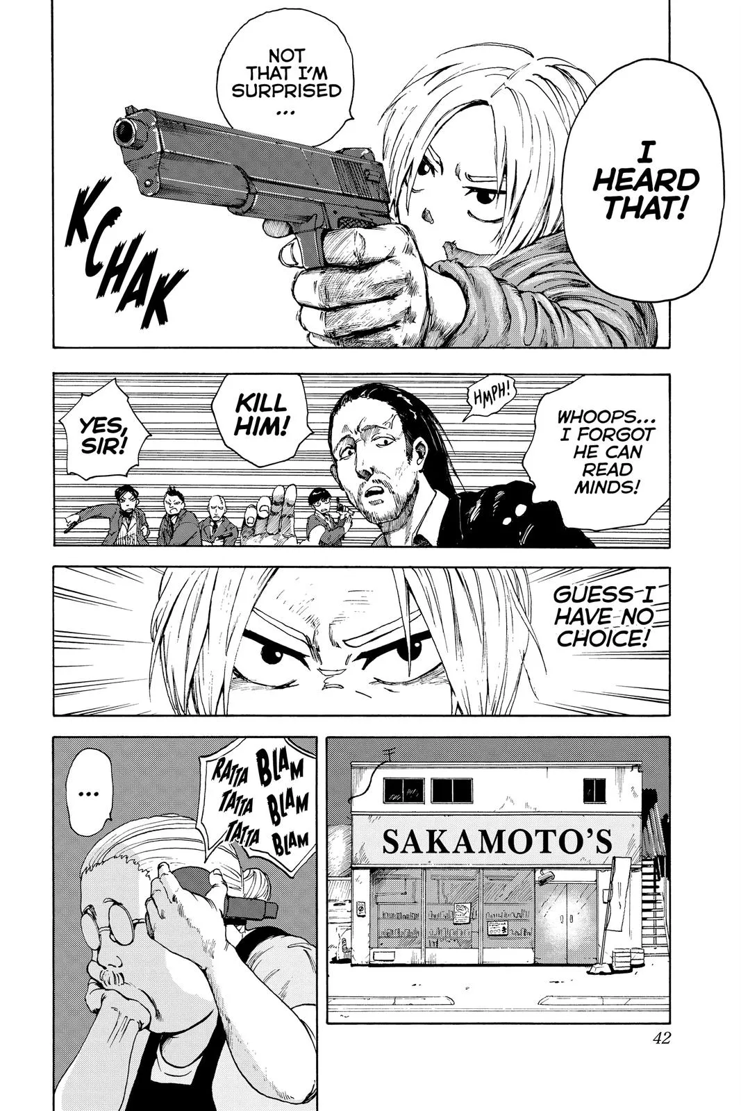 Sakamoto fight scene Chapter 1