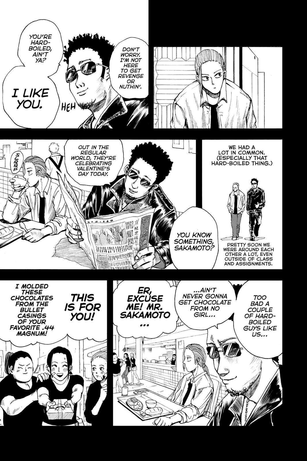 Sakamoto fight scene Chapter 10