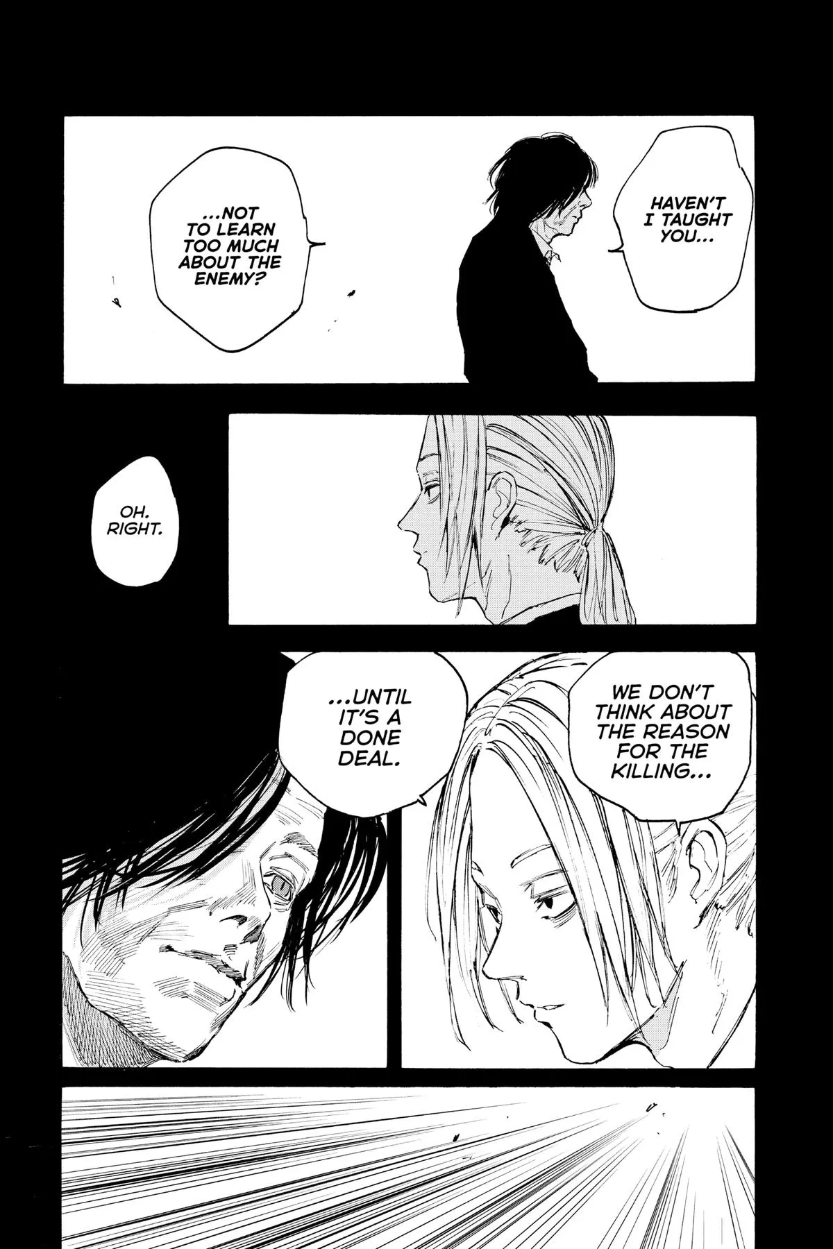 Sakamoto Days chapter 100 manga panel