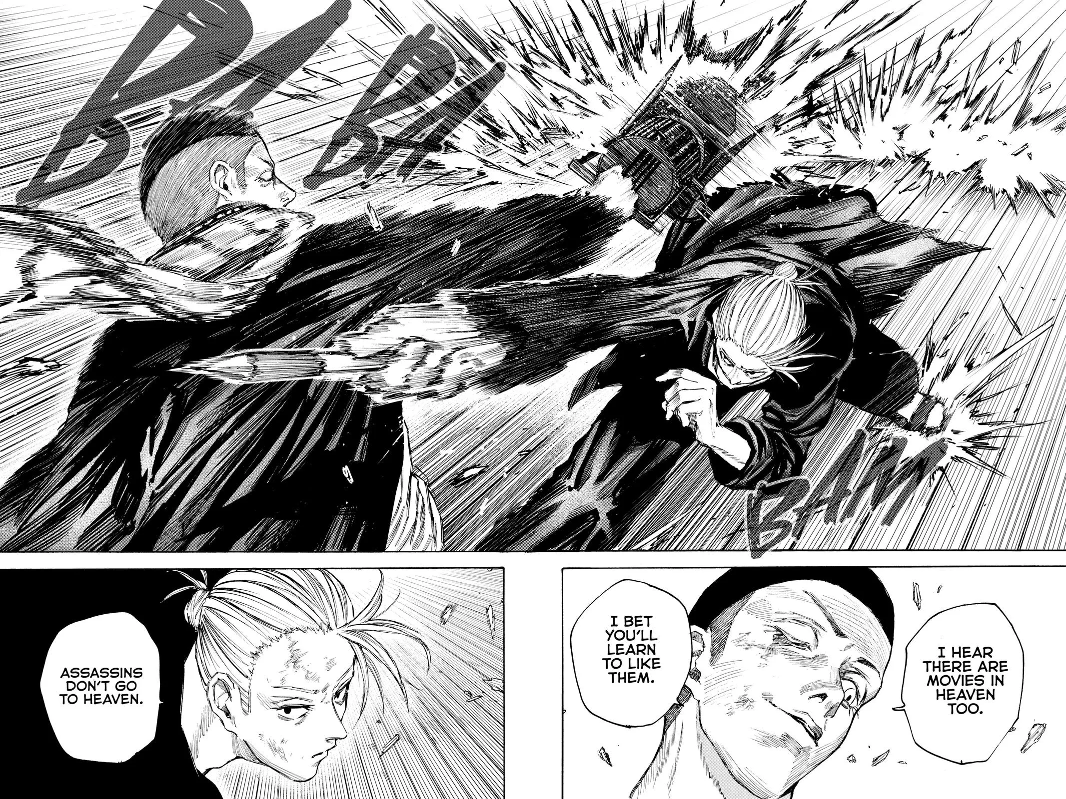Sakamoto Days chapter 101 manga panel