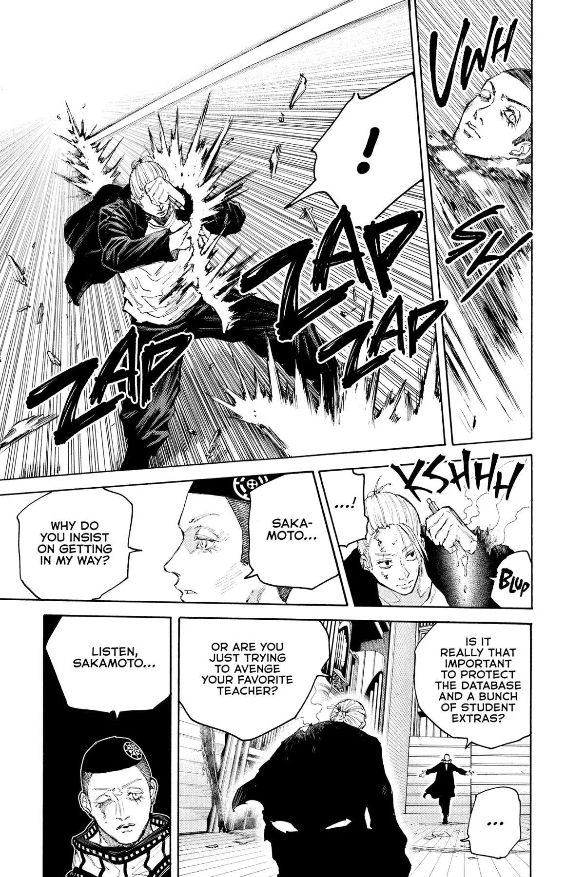 Sakamoto Days chapter 102 manga panel