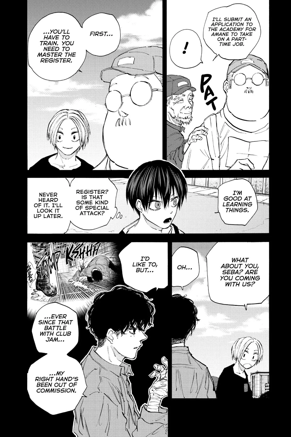 Sakamoto Days chapter 105 manga panel