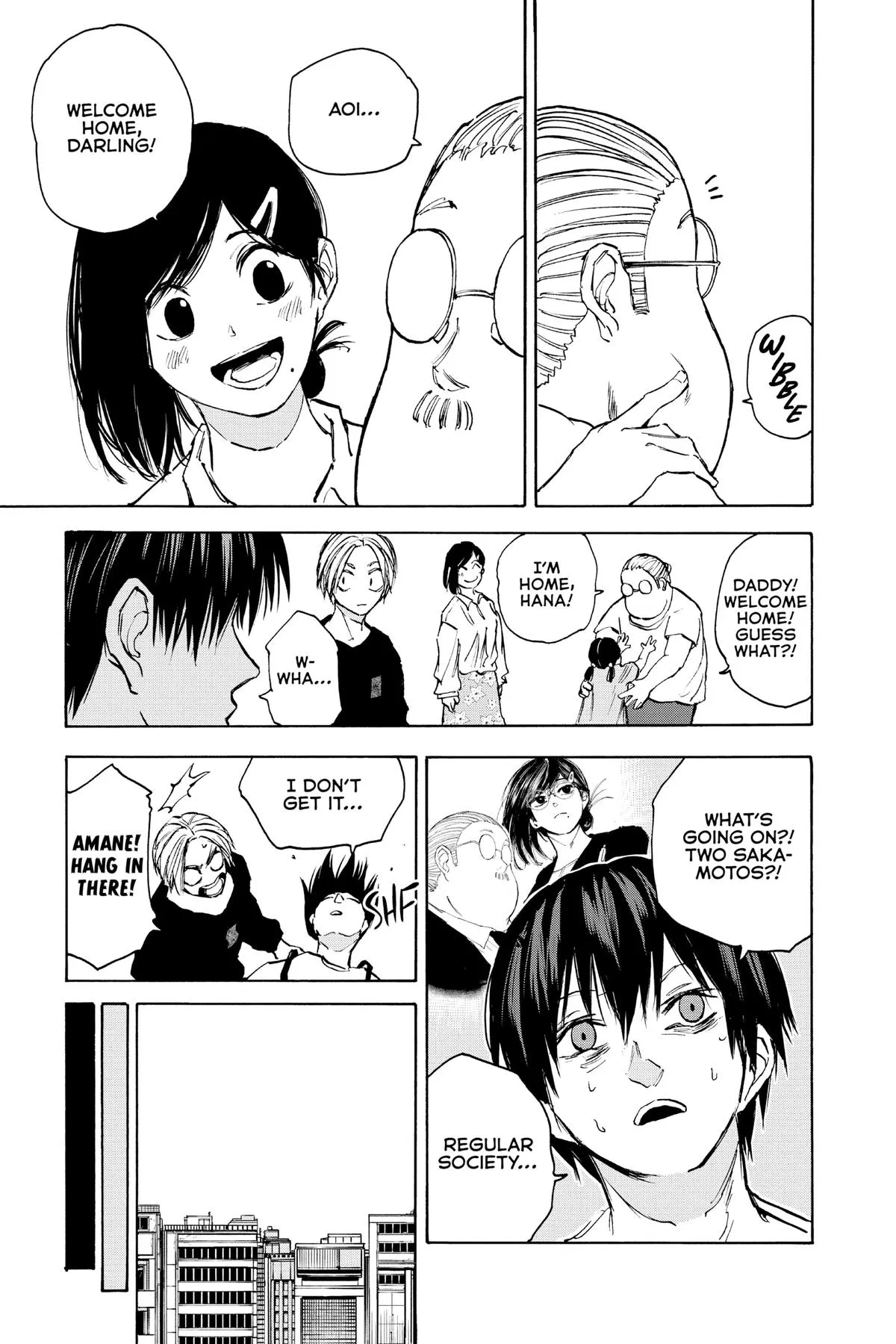 Sakamoto Days chapter 105 manga panel
