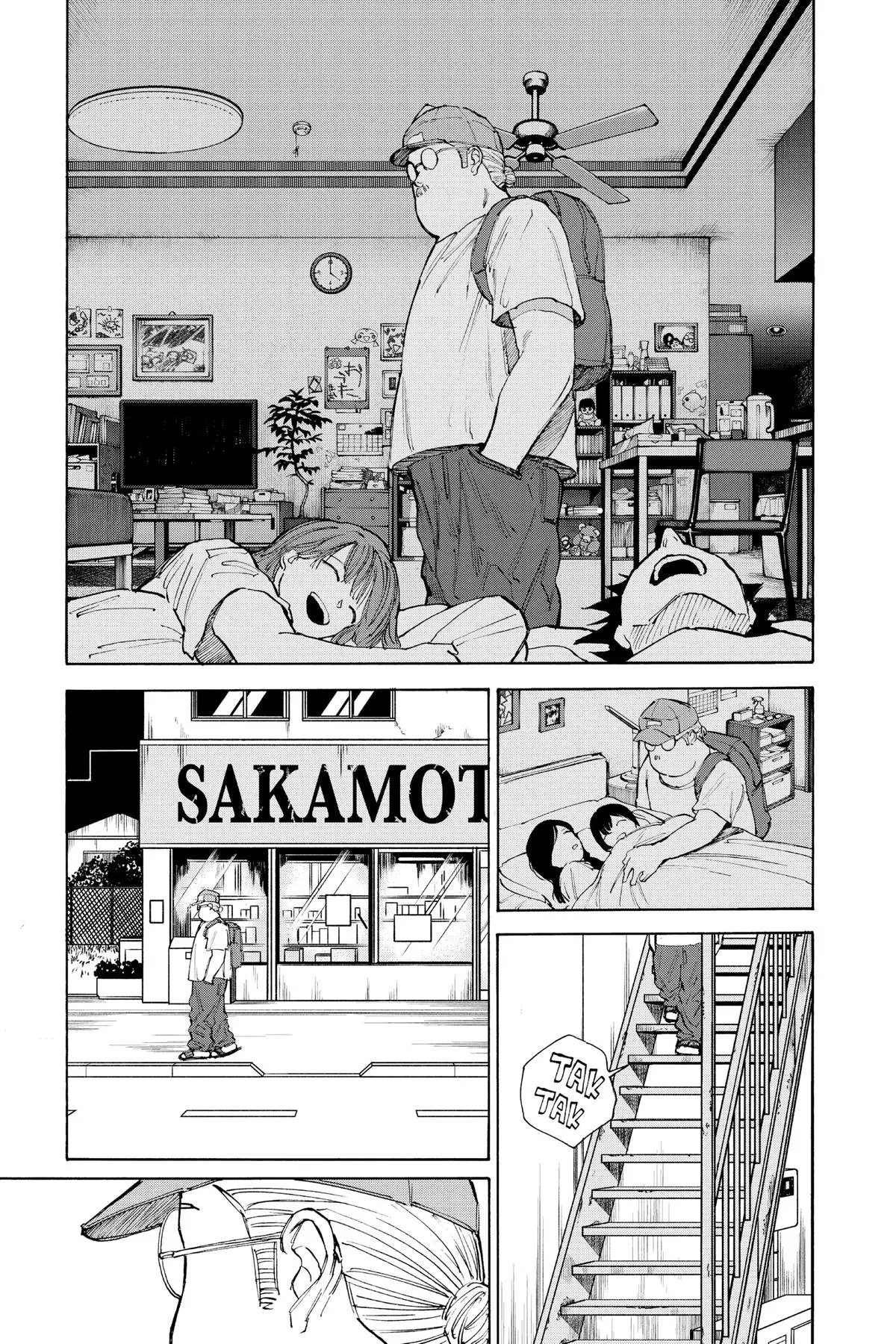 Sakamoto fight scene Chapter 106
