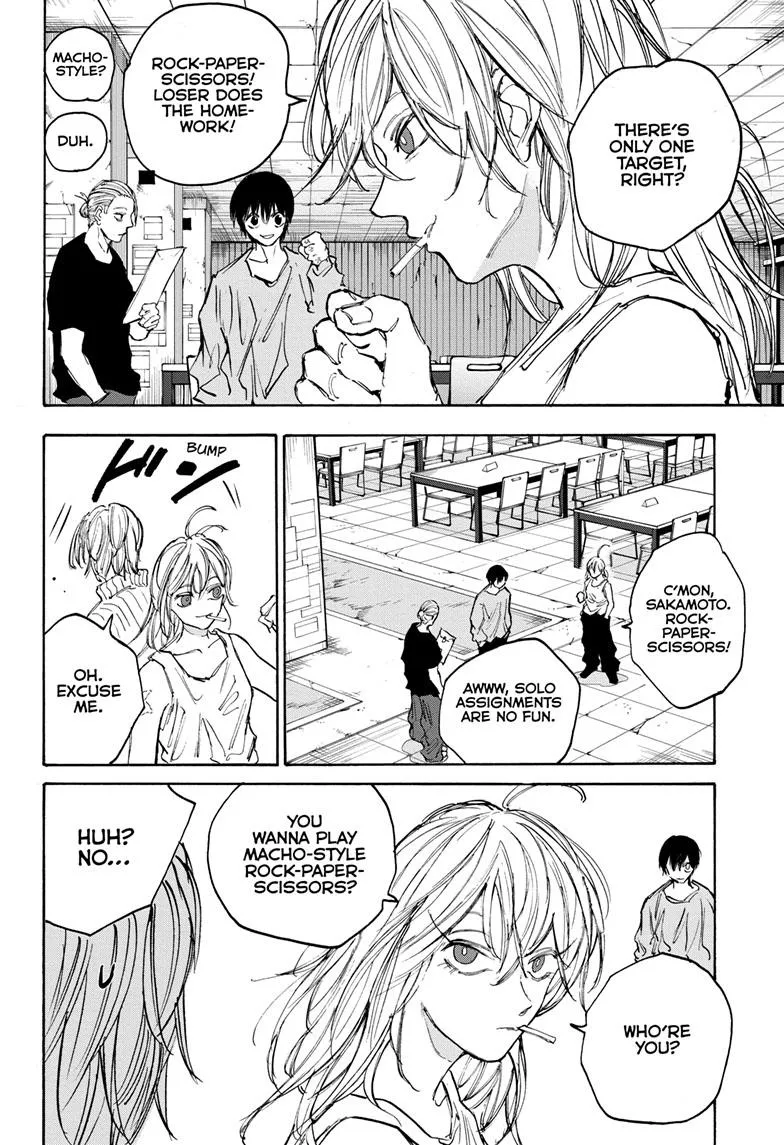 Sakamoto fight scene Chapter 107