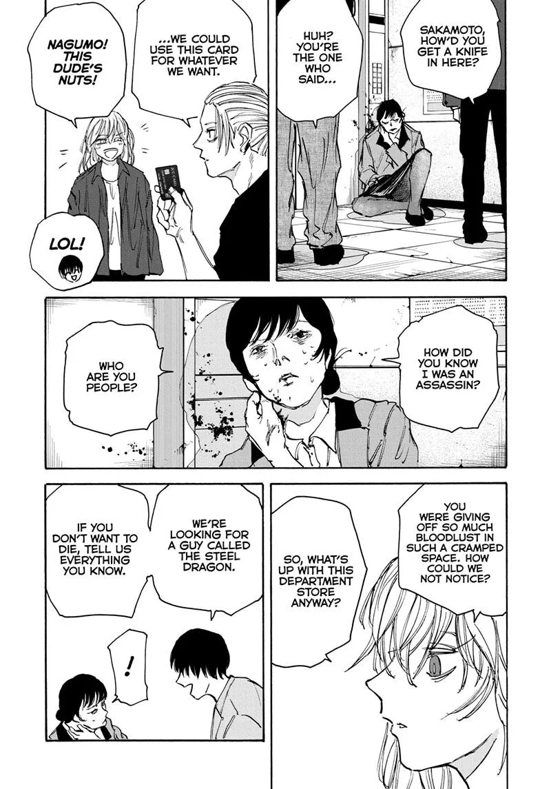 Sakamoto Days chapter 108 manga panel