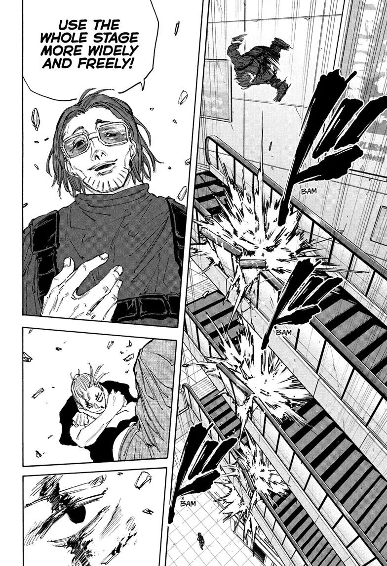 Sakamoto fight scene Chapter 109