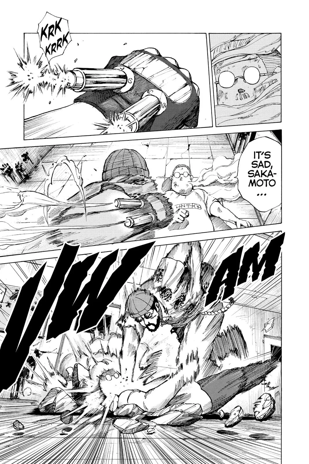 Sakamoto fight scene Chapter 11