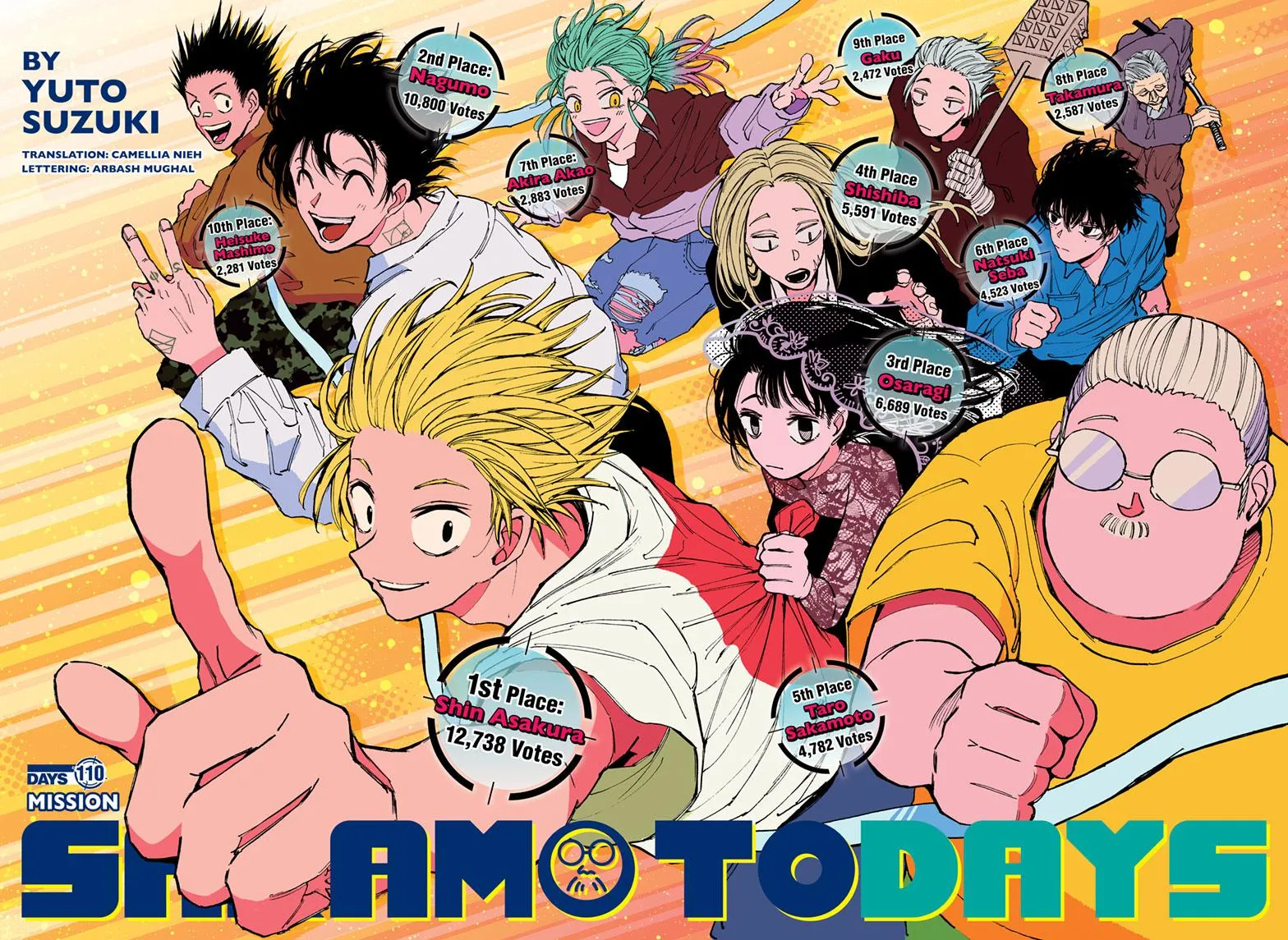 Sakamoto Days chapter 110 manga panel
