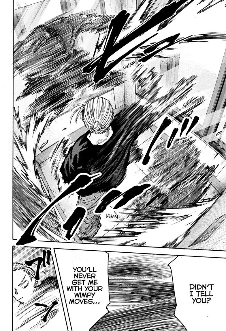 Sakamoto fight scene Chapter 110