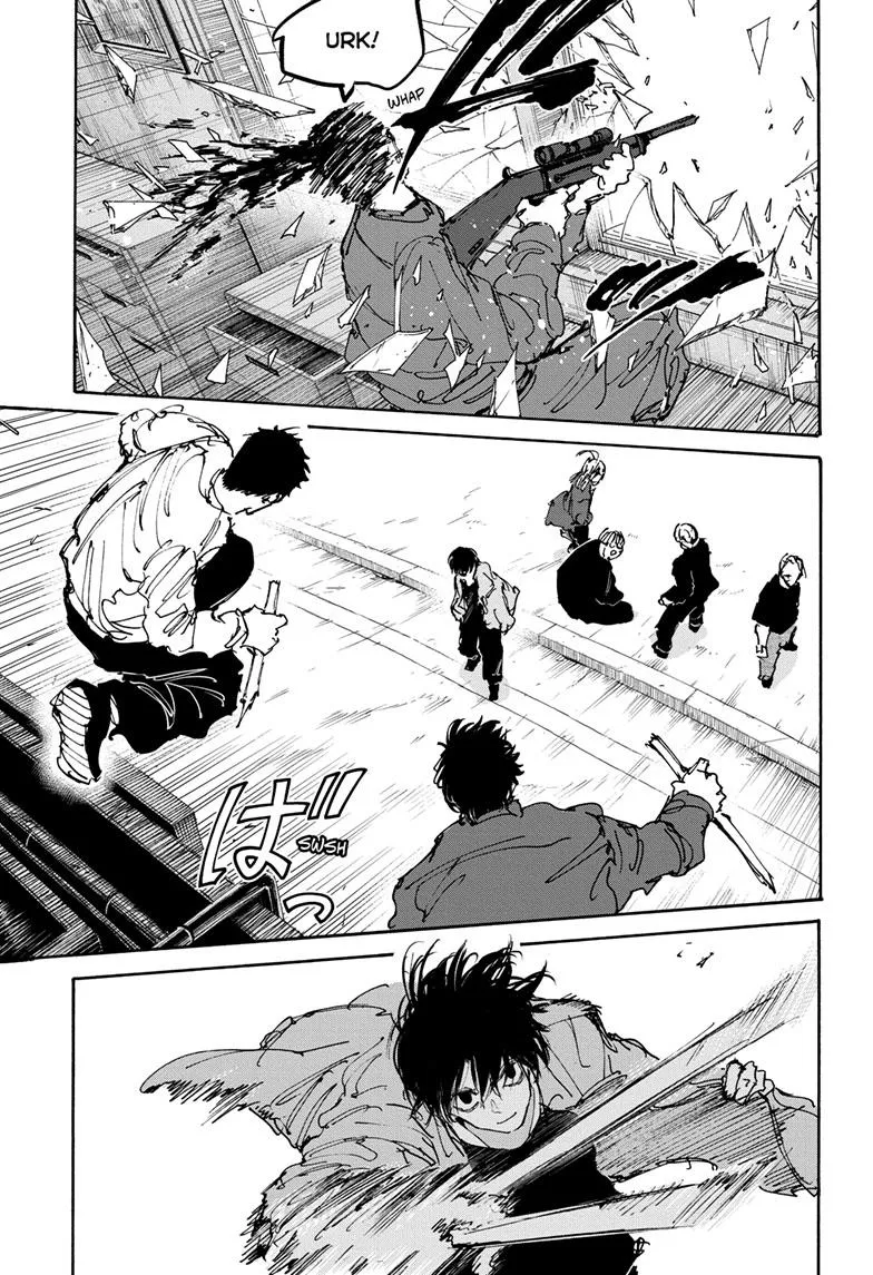 Sakamoto fight scene Chapter 111