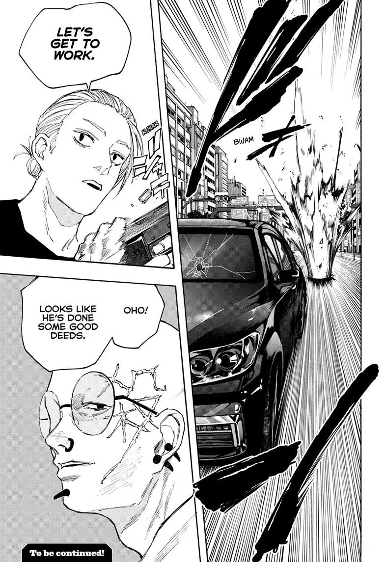 Sakamoto fight scene Chapter 112