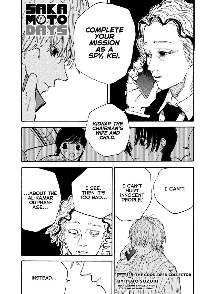 Sakamoto Days Chapter 115