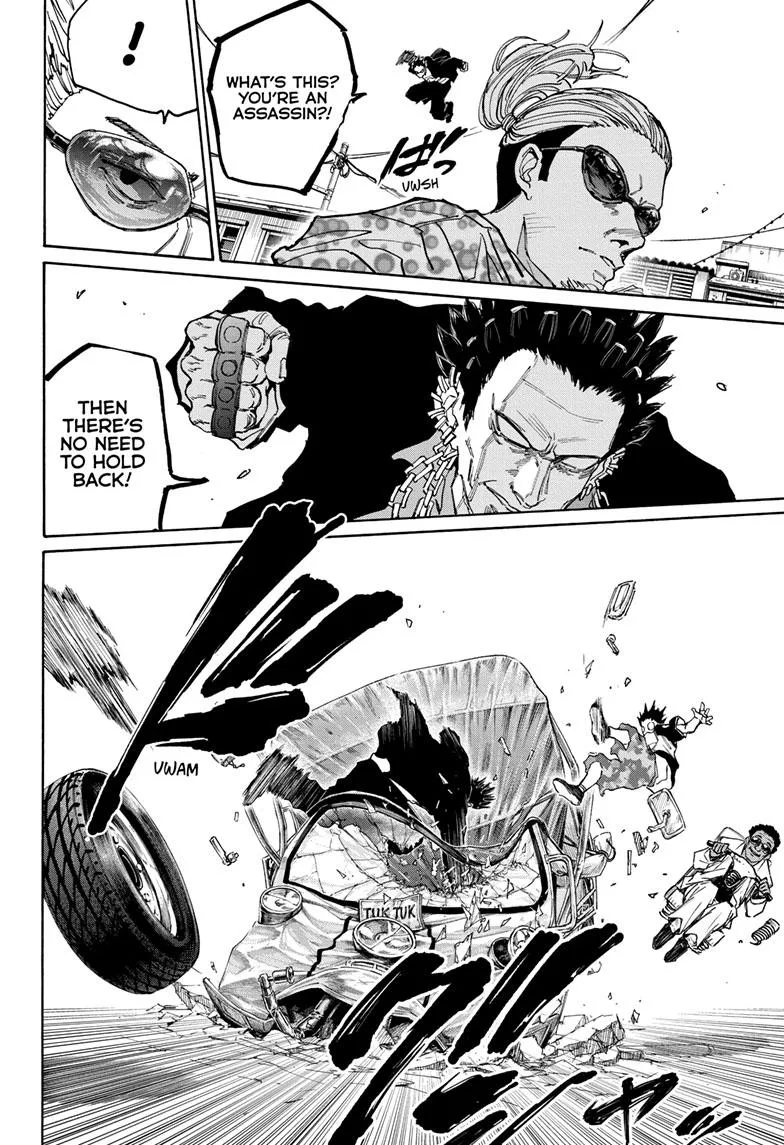 Sakamoto fight scene Chapter 123