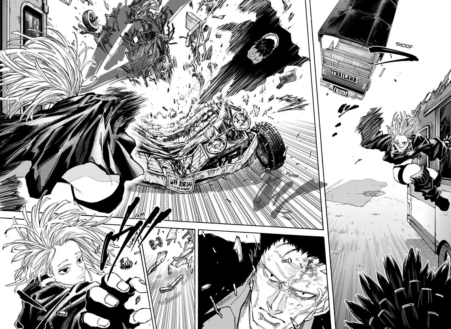 Sakamoto Days chapter 125 manga panel