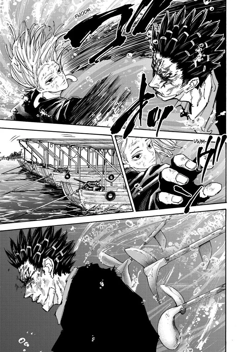 Sakamoto fight scene Chapter 127