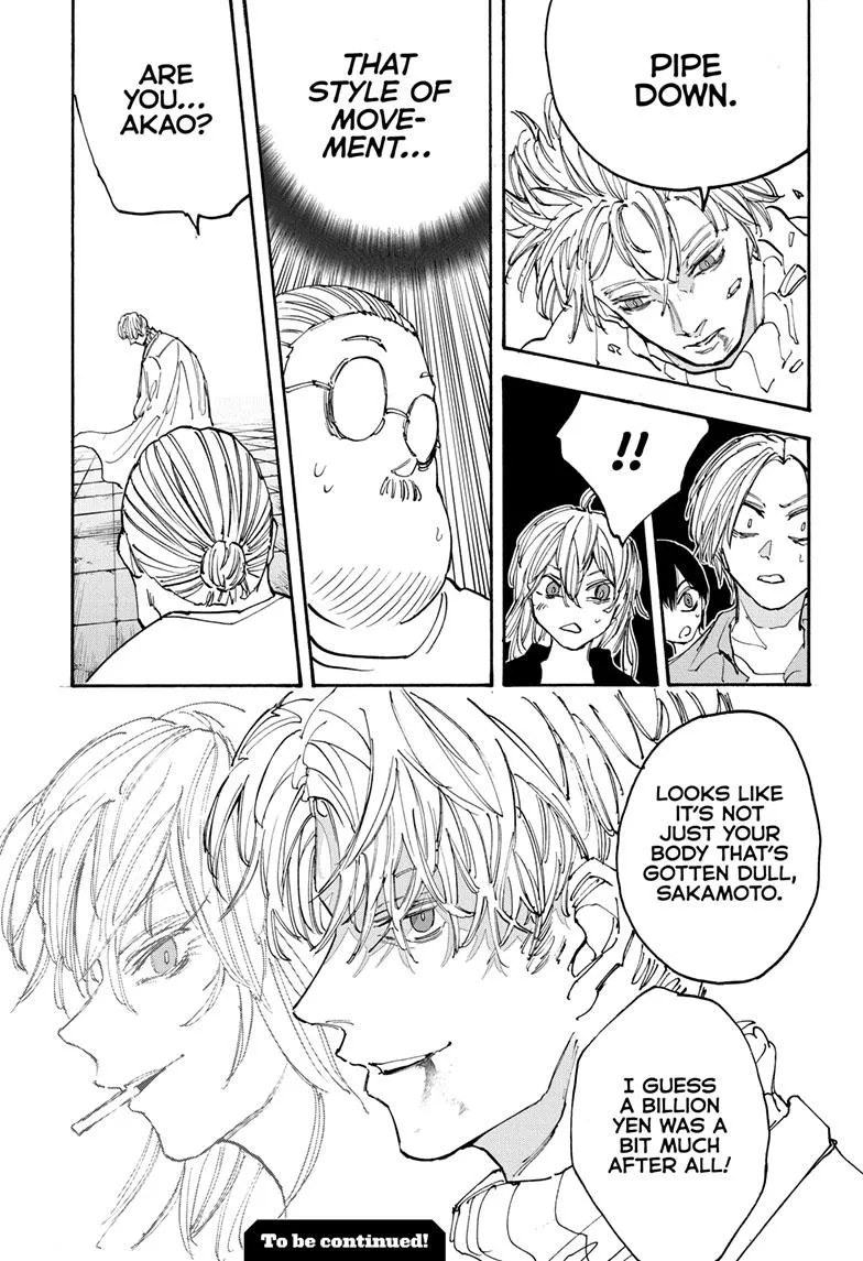 Sakamoto fight scene Chapter 129