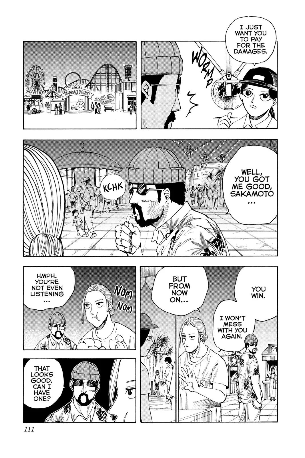 Sakamoto Days chapter 13 manga panel
