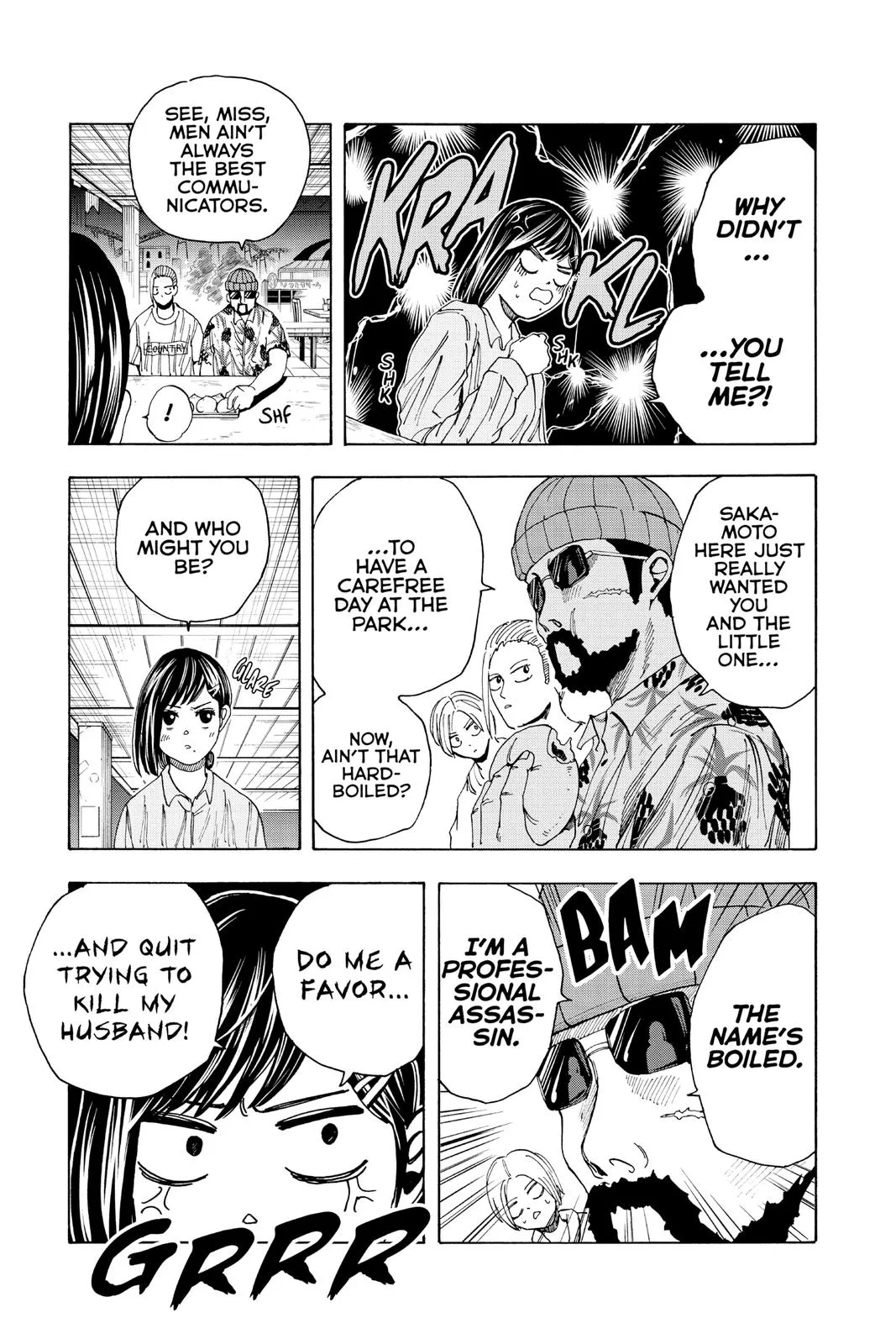 Sakamoto fight scene Chapter 13