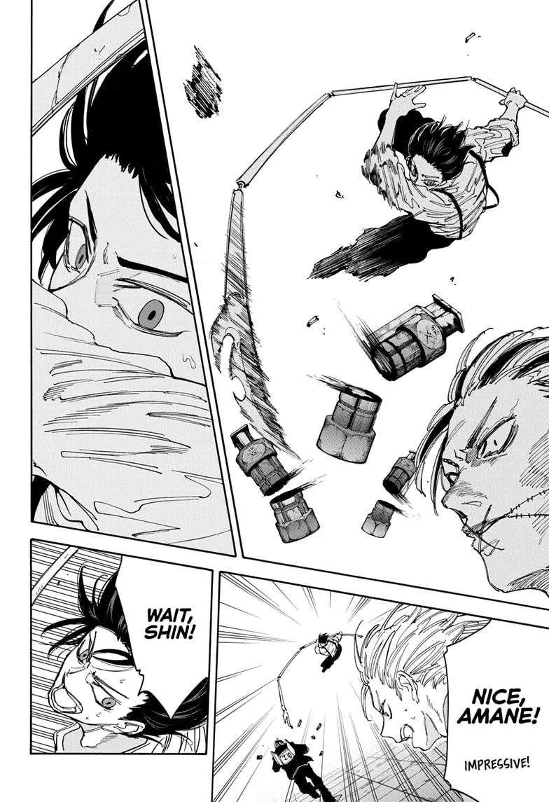 Sakamoto fight scene Chapter 130