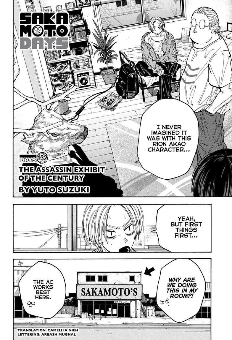 Sakamoto Days chapter 132 manga panel