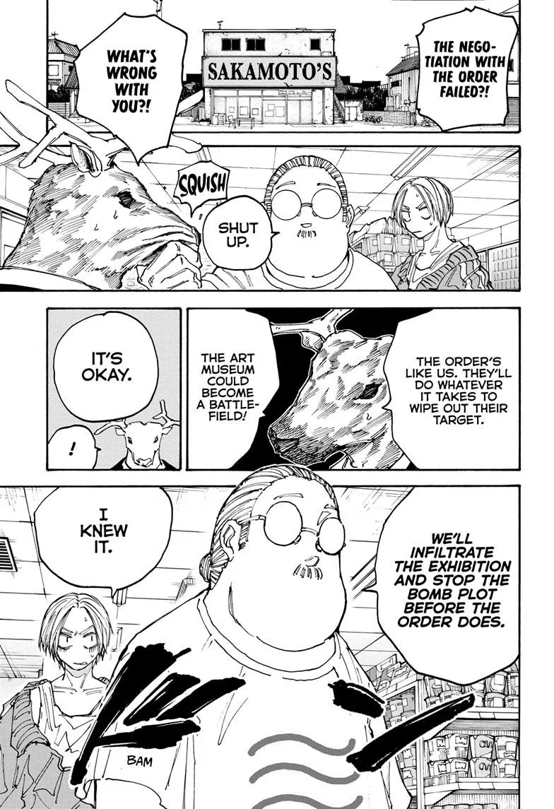 Sakamoto fight scene Chapter 133