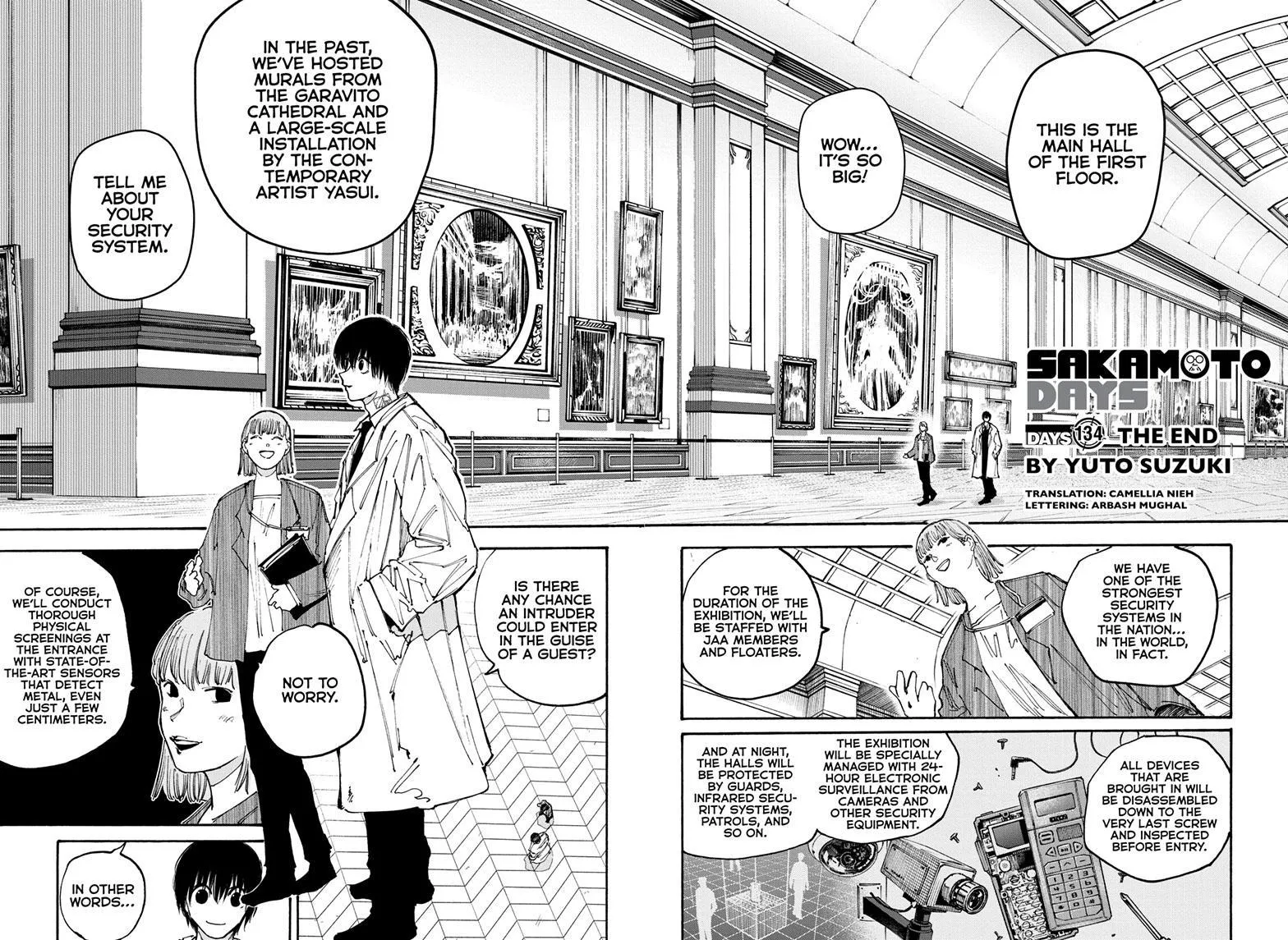 Sakamoto Days chapter 134 manga panel