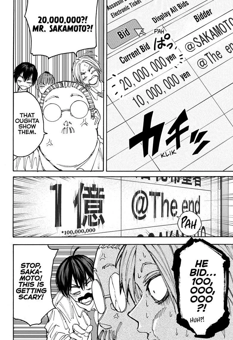 Sakamoto fight scene Chapter 134