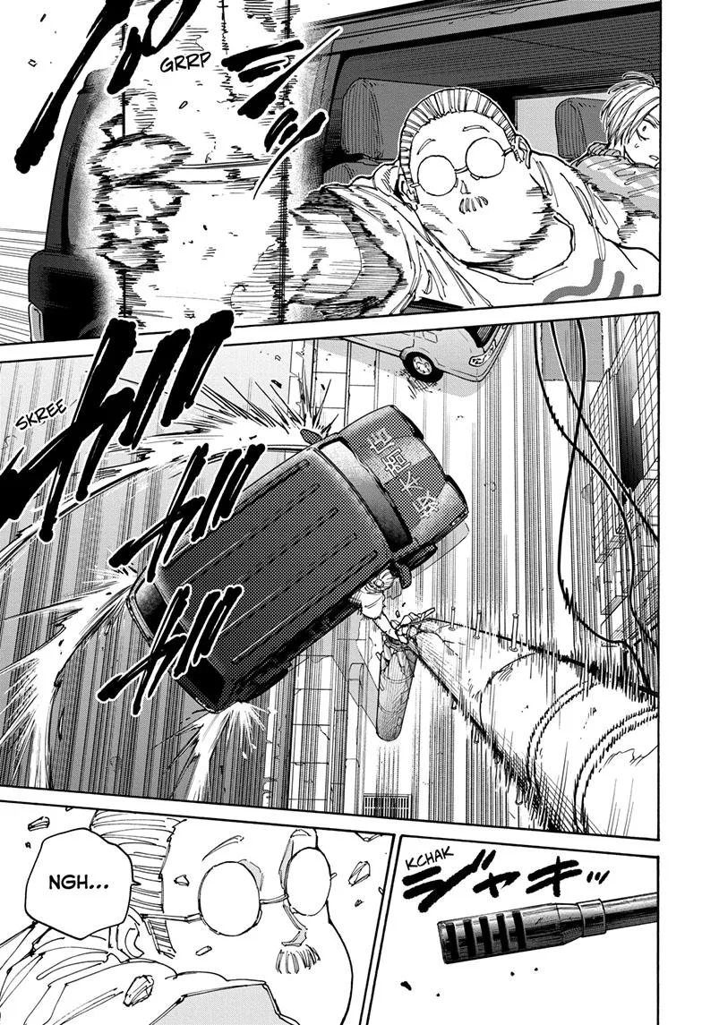 Sakamoto fight scene Chapter 135