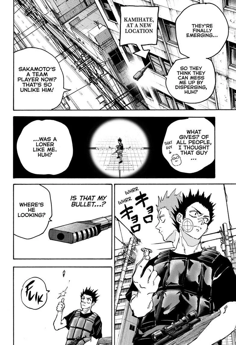 Sakamoto fight scene Chapter 136