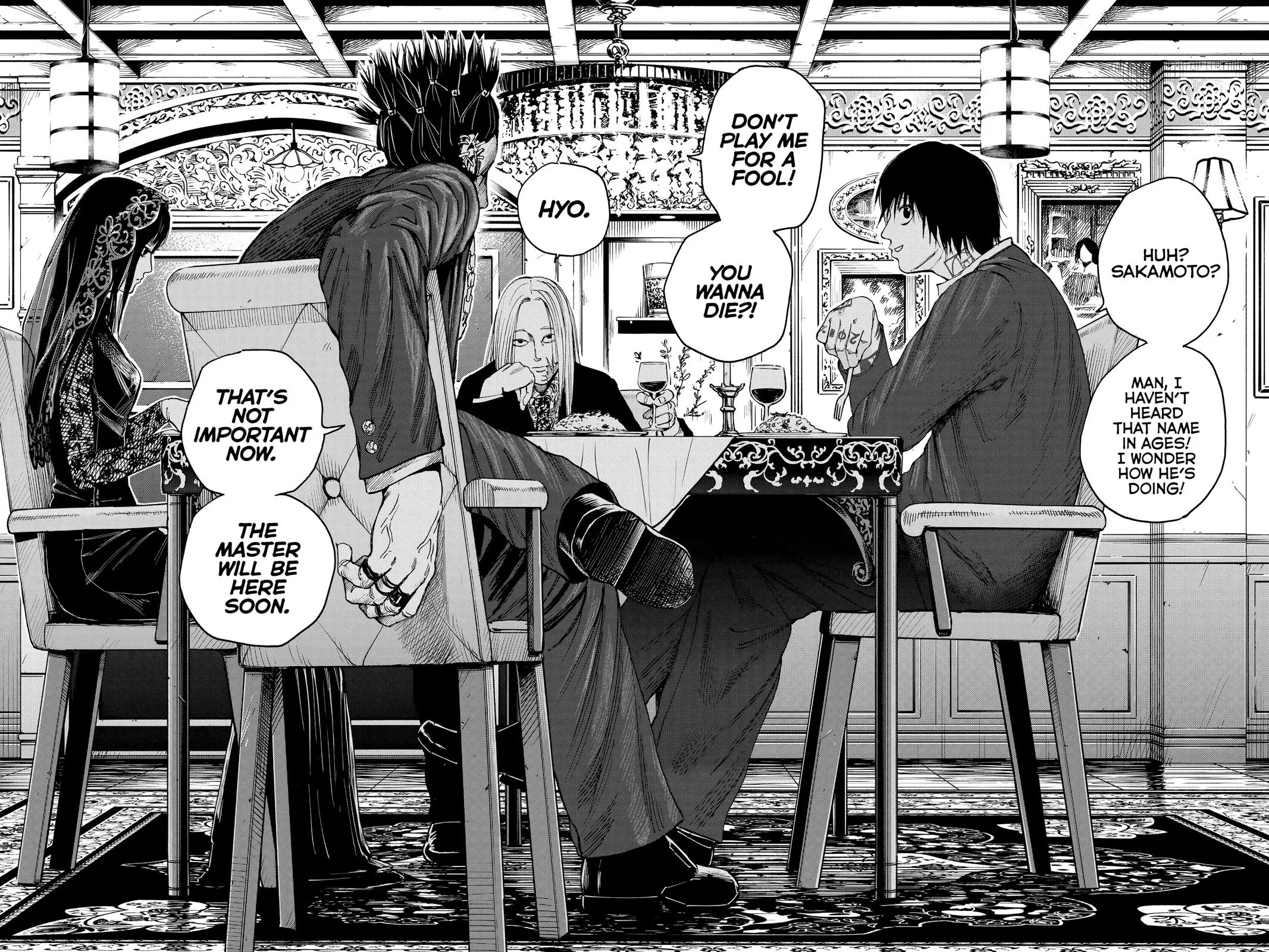 Sakamoto Days chapter 14 manga panel