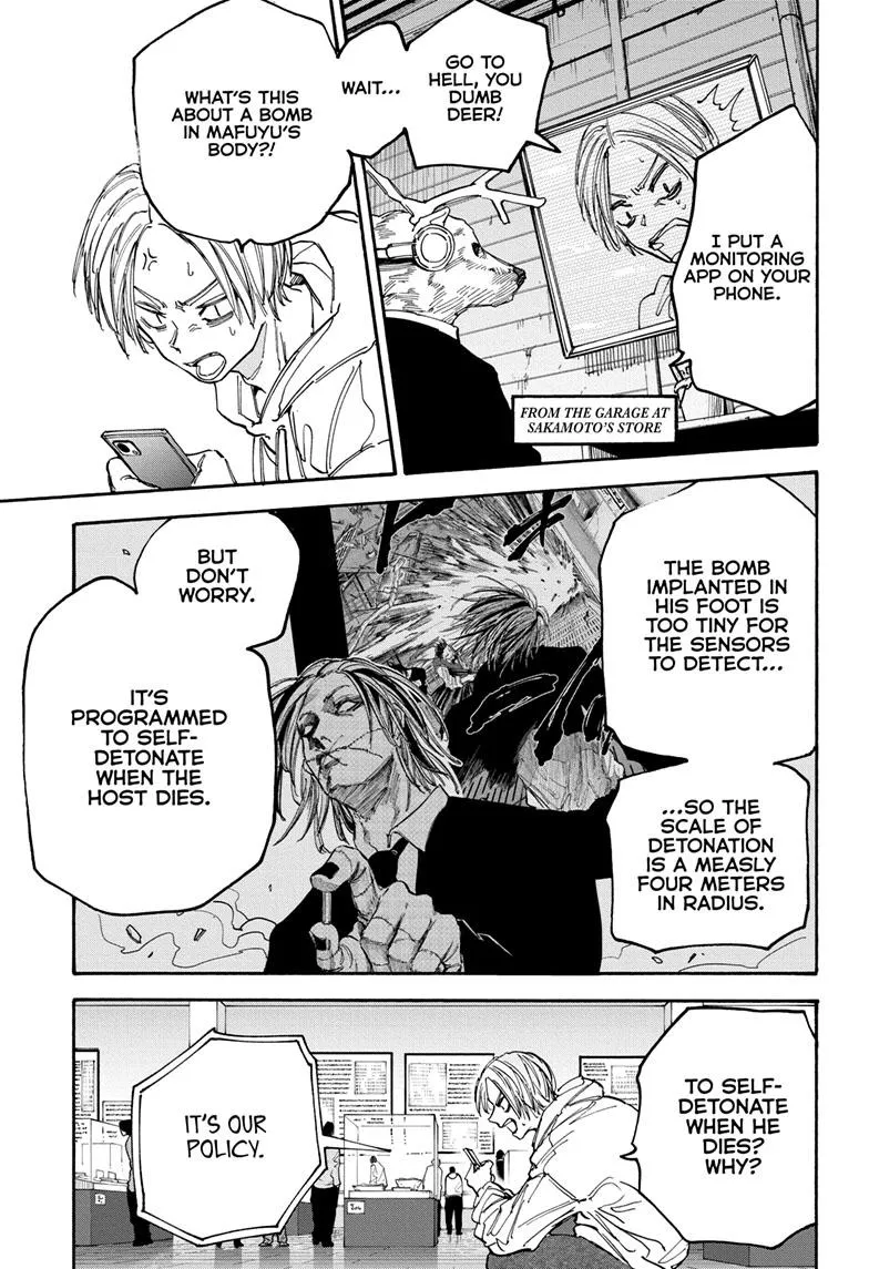 Sakamoto fight scene Chapter 142