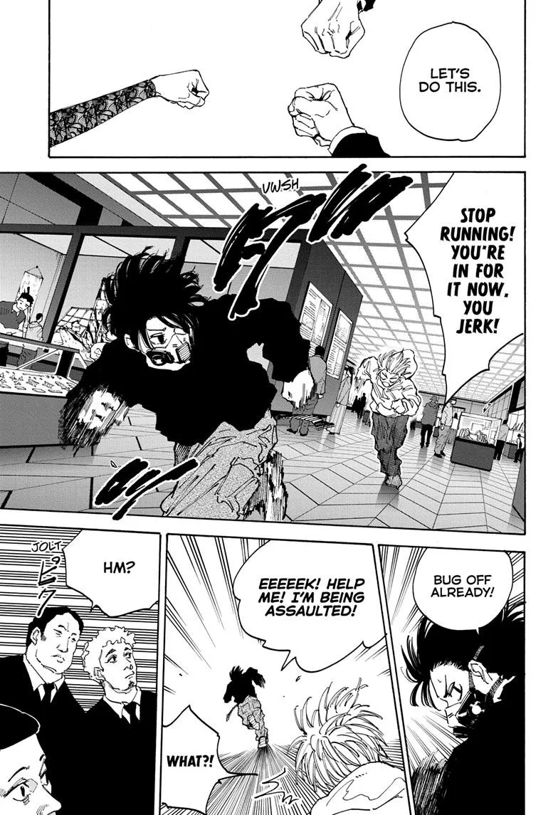 Sakamoto fight scene Chapter 143