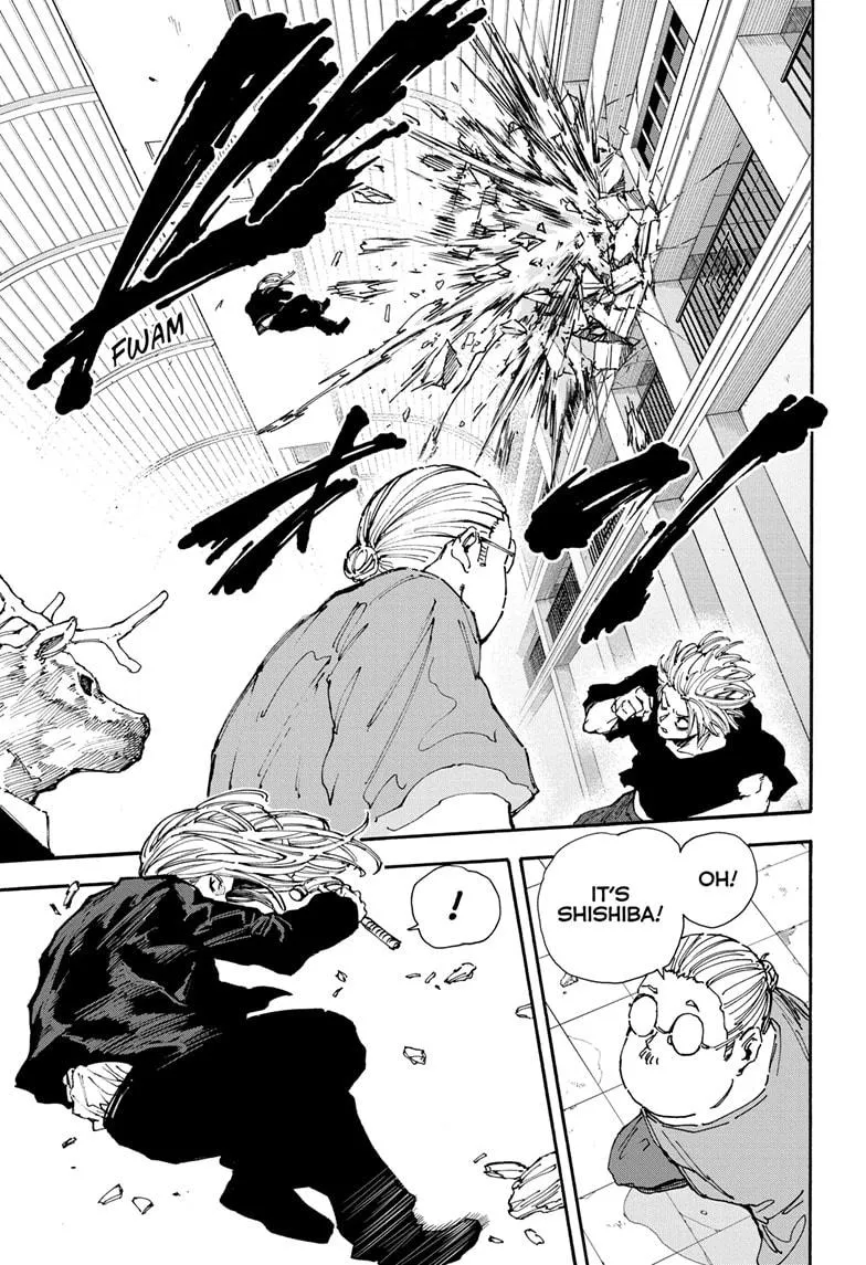Sakamoto fight scene Chapter 154