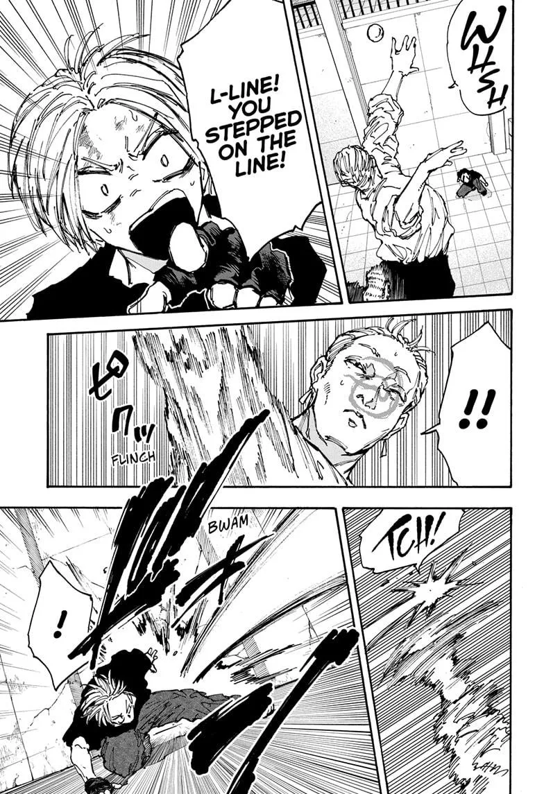 Sakamoto fight scene Chapter 155