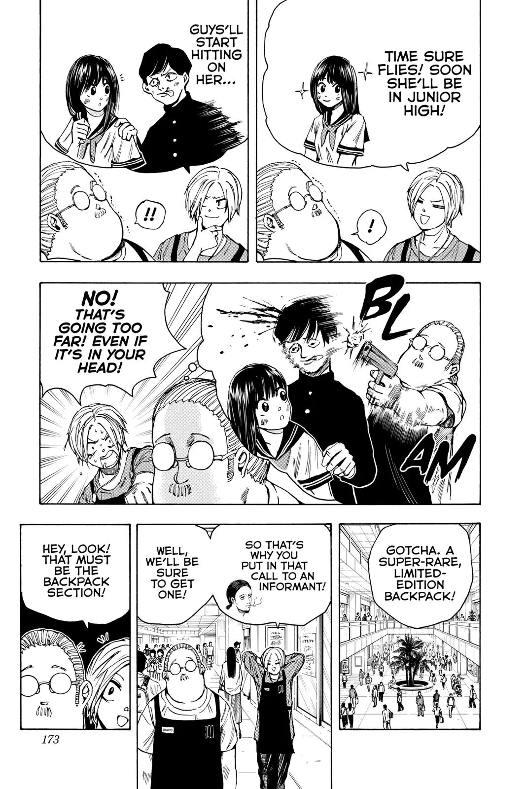 Sakamoto Days chapter 16 manga panel