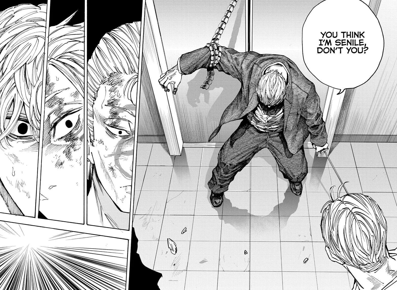 Sakamoto fight scene Chapter 166
