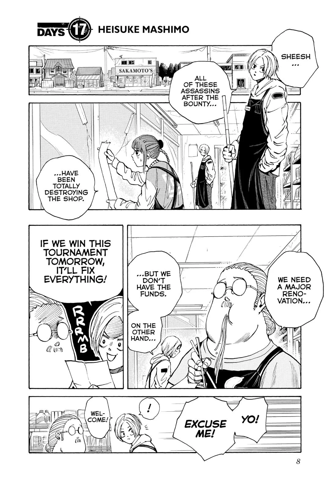 Sakamoto Days Chapter 17