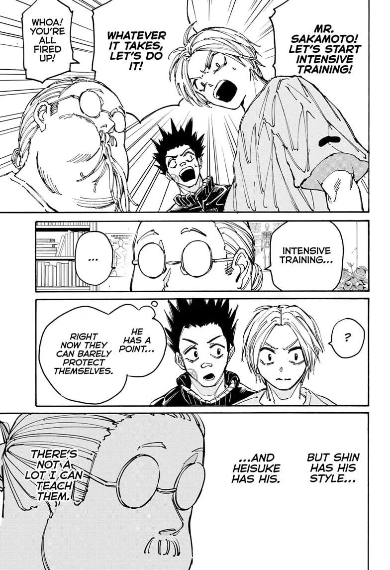 Sakamoto fight scene Chapter 176