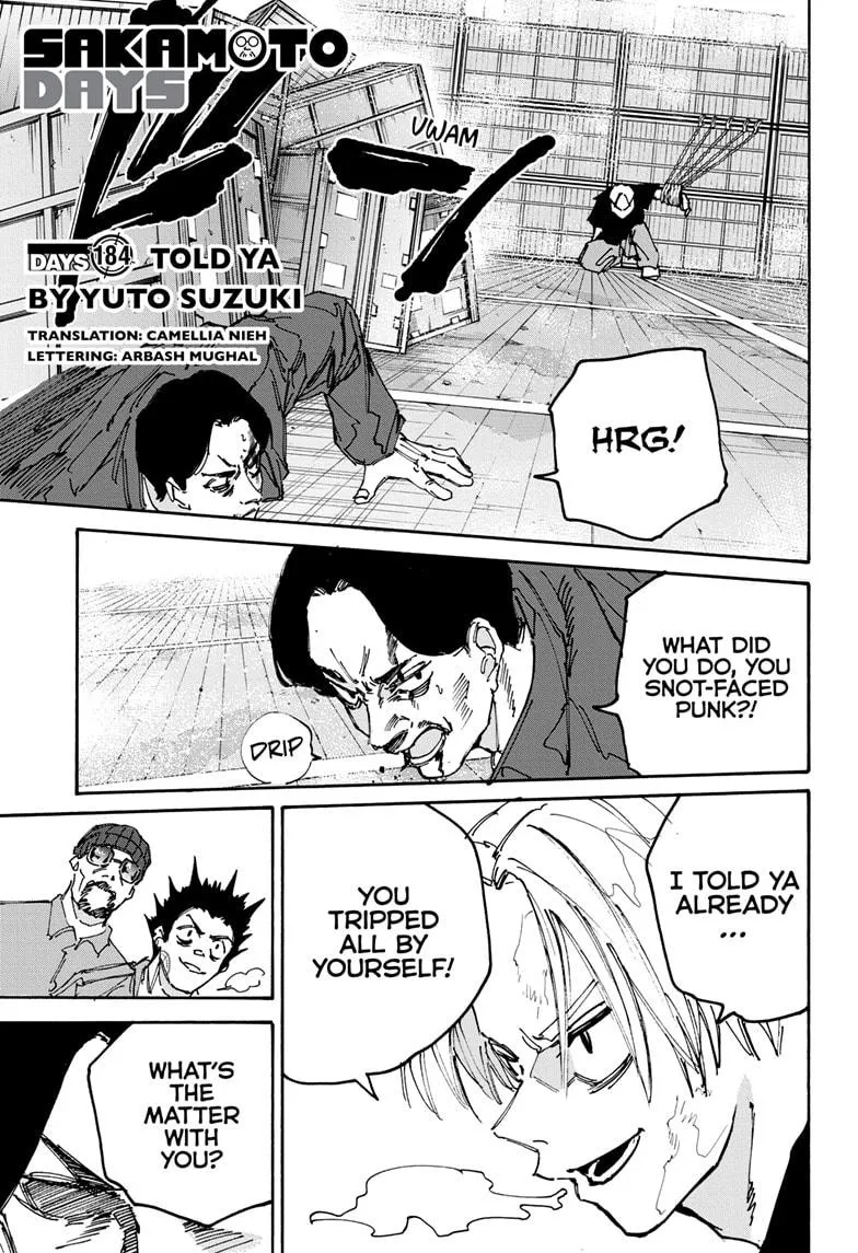 Sakamoto Days Chapter 184