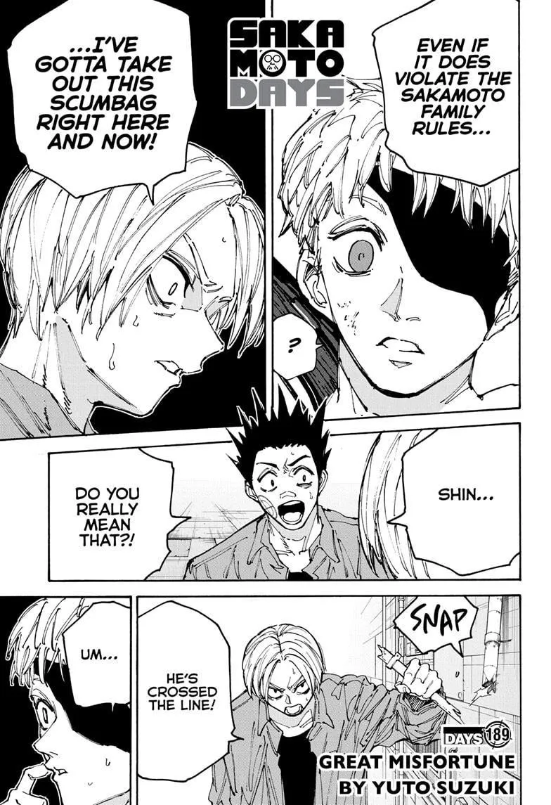 Sakamoto Days Chapter 189