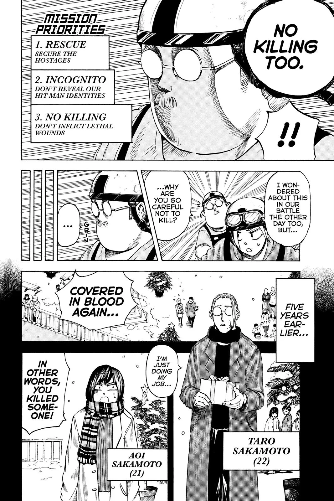 Sakamoto Days chapter 2 manga panel