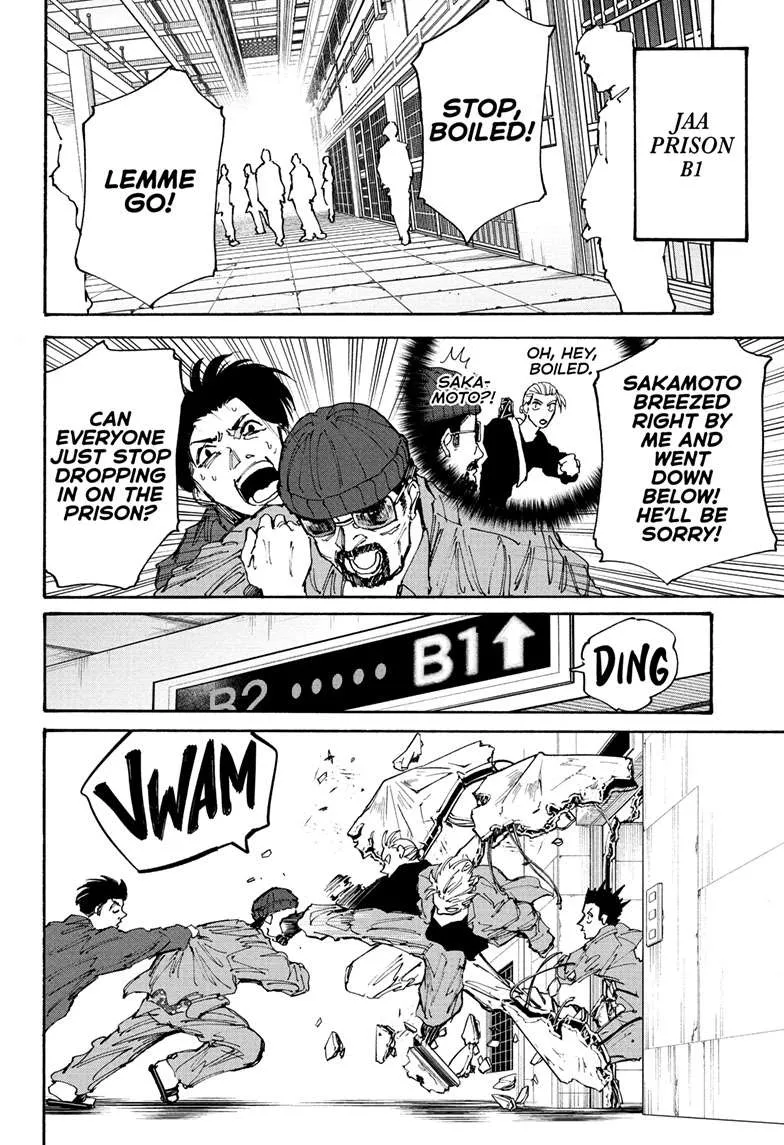 Sakamoto fight scene Chapter 203
