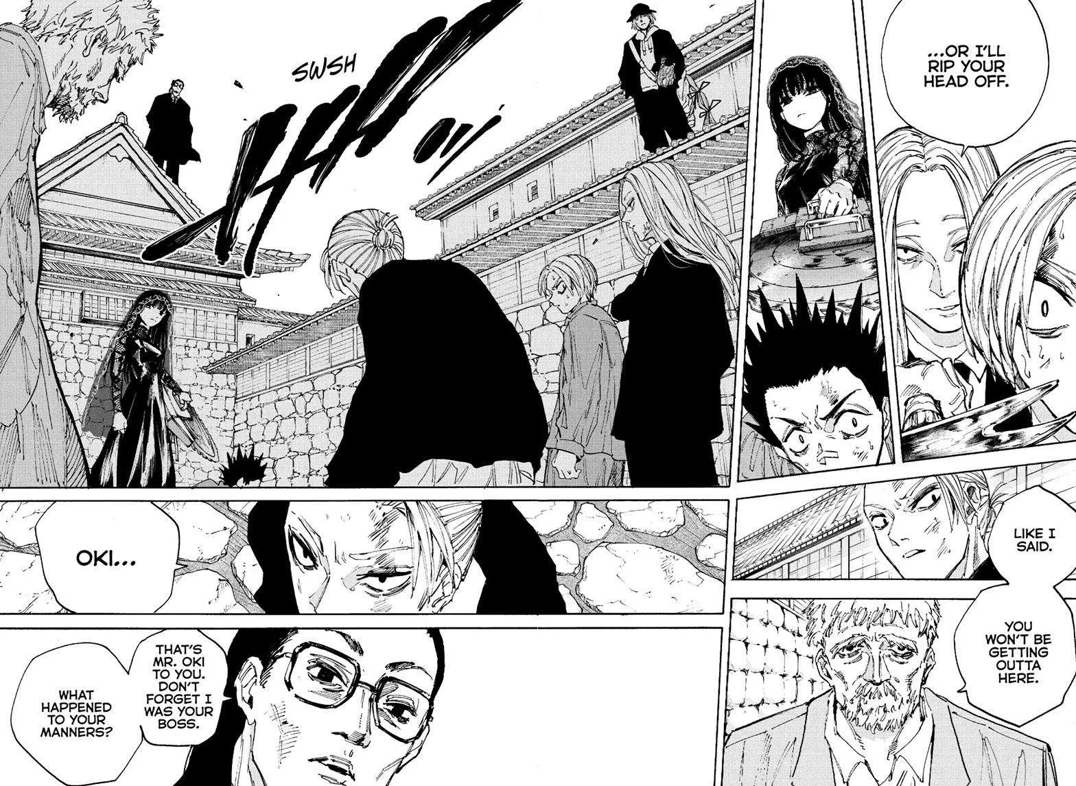 Sakamoto Days chapter 204 manga panel