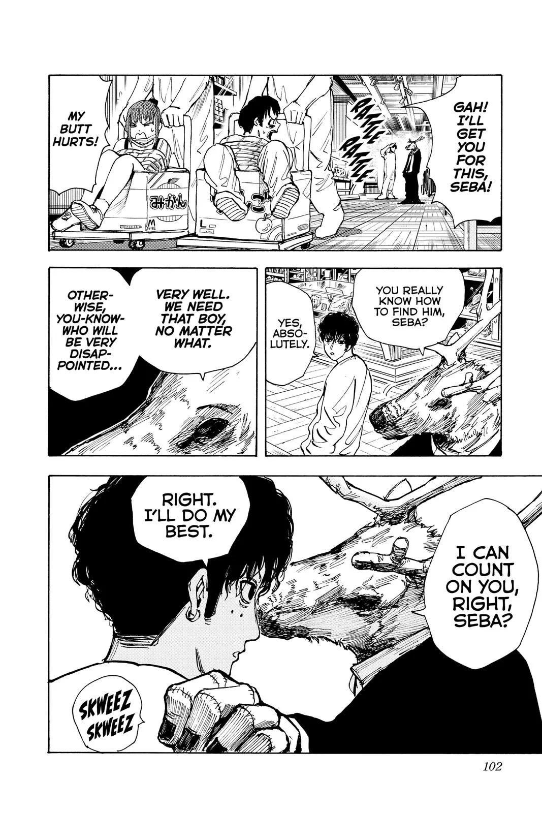 Sakamoto fight scene Chapter 21