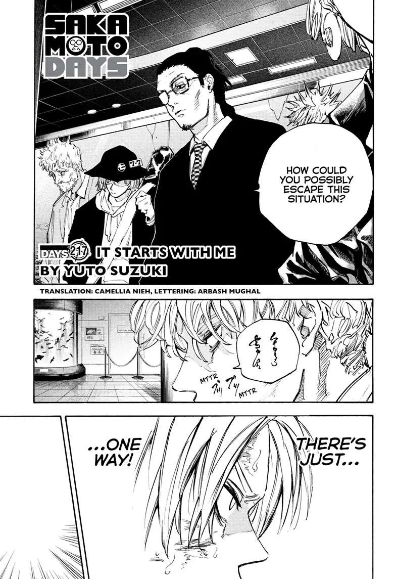 Sakamoto Days Chapter 217