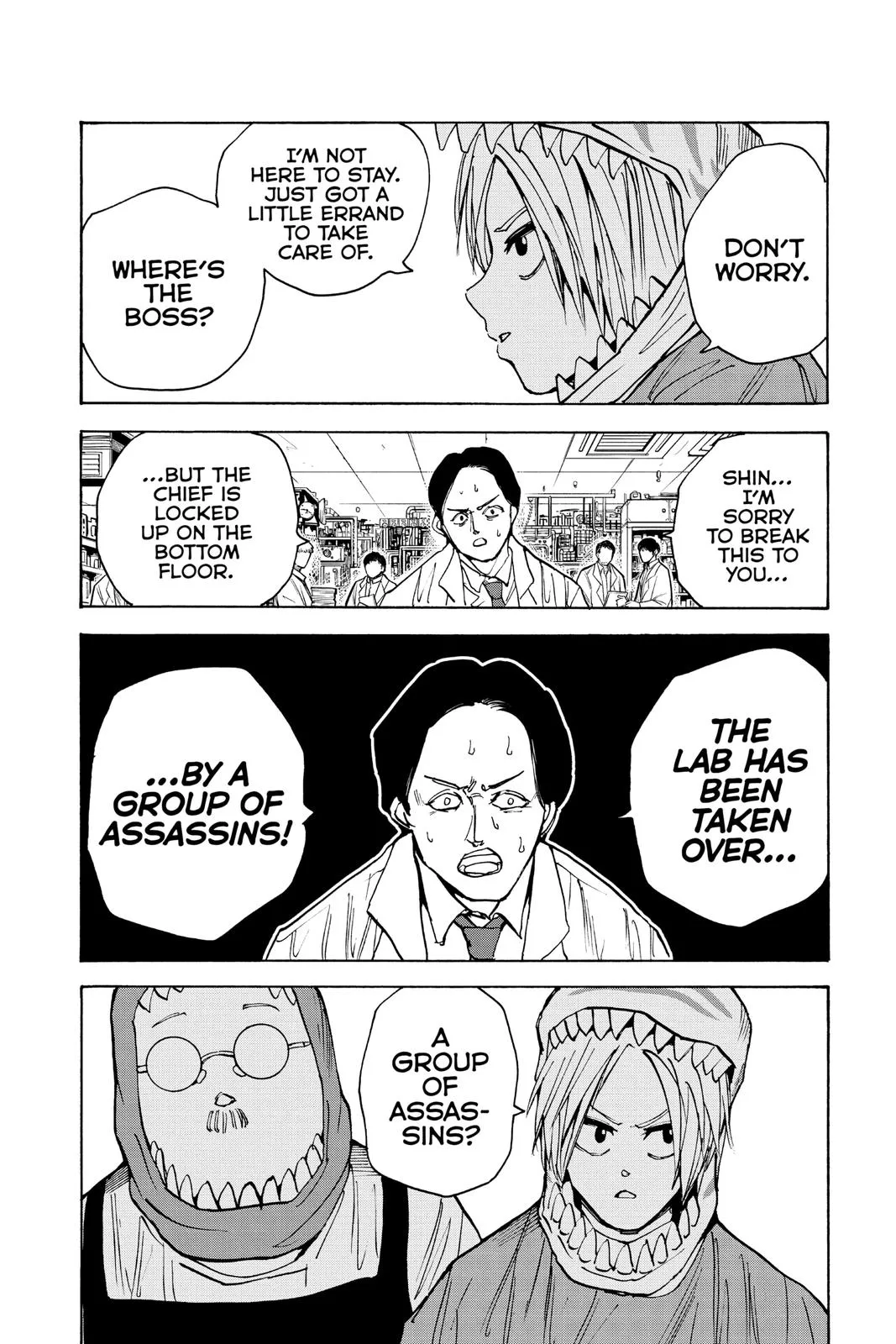 Sakamoto Days chapter 22 manga panel