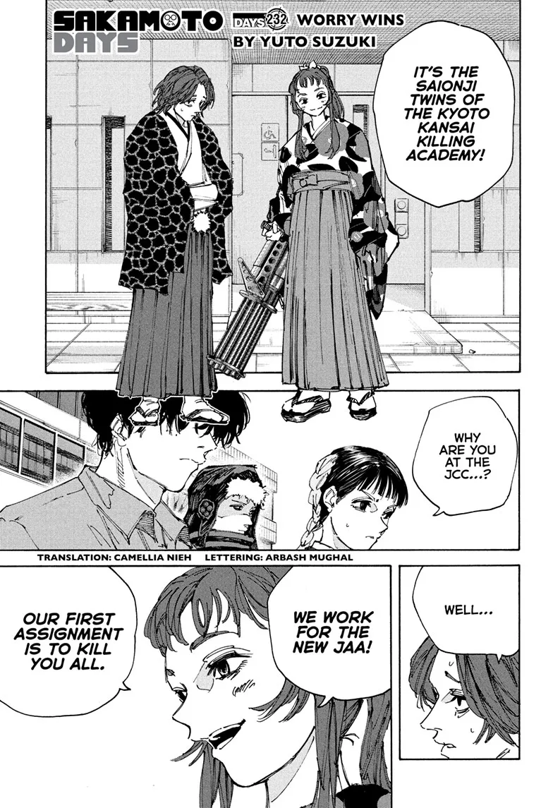 Sakamoto Days Chapter 232