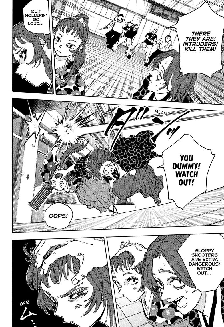 Sakamoto fight scene Chapter 232