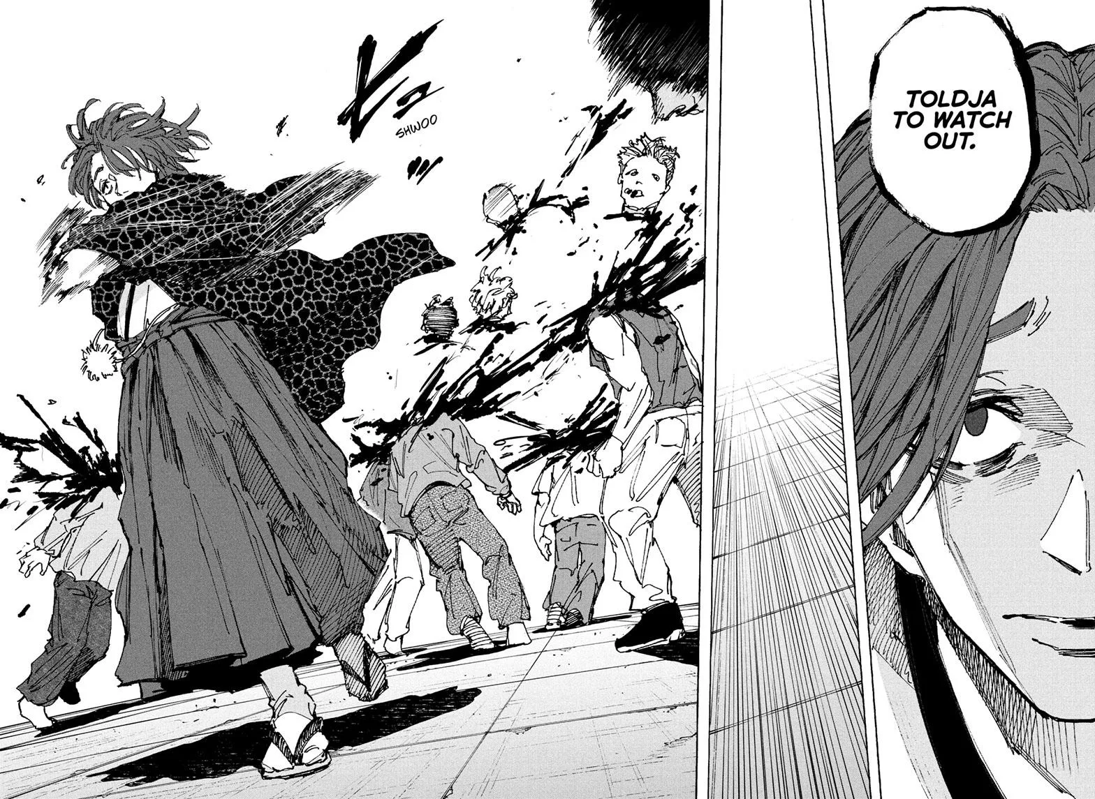 Sakamoto Days chapter 232 manga panel